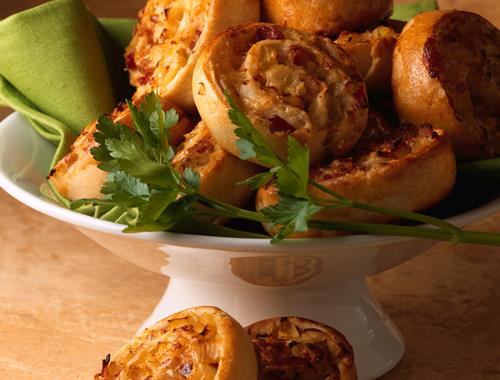 Kräuterrolle mit Schafskäse Rezept - Mondamin